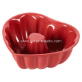 Silicone heart cake mold